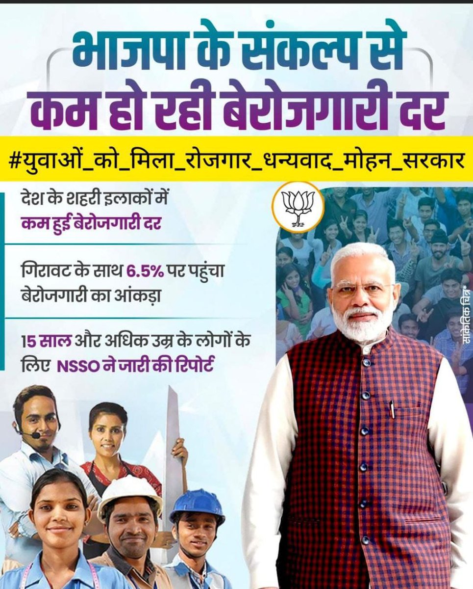 जहाँ  मोहन सरकार वहाँ  रोजगार 🥰
#युवाओं_को_मिला_रोजगार_धन्यवाद_मोहन_सरकार
#युवाओं_की_मोहन_सरकार
<a href="/CMMadhyaPradesh/">Chief Minister, MP</a>
<a href="/DrMohanYadav51/">Dr Mohan Yadav</a>
<a href="/rshuklabjp/">Rajendra Shukla</a>
<a href="/JagdishDevdaBJP/">Jagdish Devda</a>
<a href="/akanshathakur7/">Akansha Thakur</a>
<a href="/meavantika27/">Avantika Shrivastava</a>
<a href="/DainikBhaskar/">Dainik Bhaskar</a>
<a href="/MPTakOfficial/">MP Tak</a> <a href="/mpbreakingnews/">MP Breaking News</a> <a href="/DainikBhaskar/">Dainik Bhaskar</a> <a href="/BJP4MP/">BJP Madhya Pradesh</a>