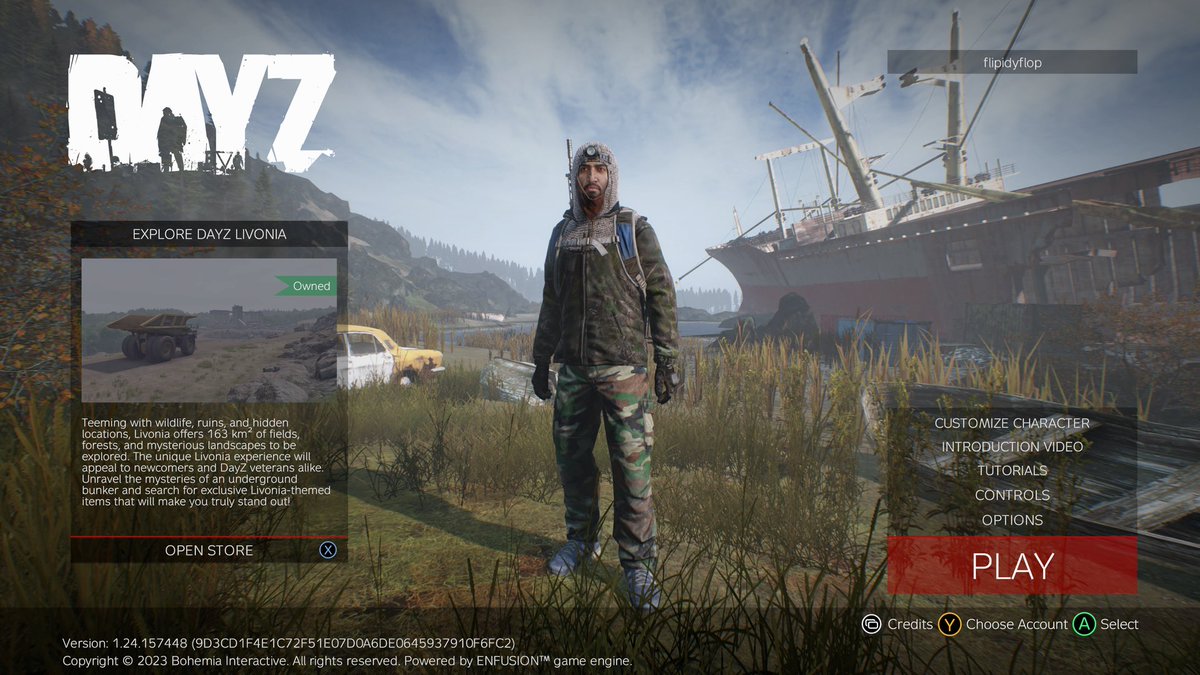flipidyflop420's tweet photo. Frankie is ready for some adventure. We are up north of airfield and I think we may take the risk of death and hit Tisy. #DayZ #freshspawn #survival #xbox #dayzcontent #gaming #gamingcontent
Come check out the stream at 12:15am cst
https://t.co/vGf7GWjbfg https://t.co/t9sHe6sqAh