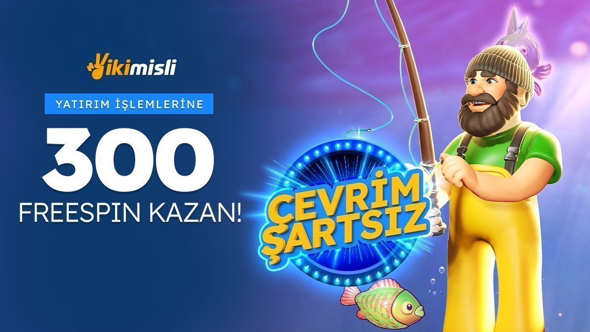 🎰 ikimisli ile çevrim şartsız 300 freespin kazan!

Pazartesi, salı, çarşamba 📆 günleri 500₺ ve üstü miktarda yatırım yap, 300 freespin 🎁 kazan! 

Big Bass 🐟 oyunlarında geçerlidir.

ikimisli Giriş - cutt.ly/ikimisli-giris

#ikimisli #Freespin