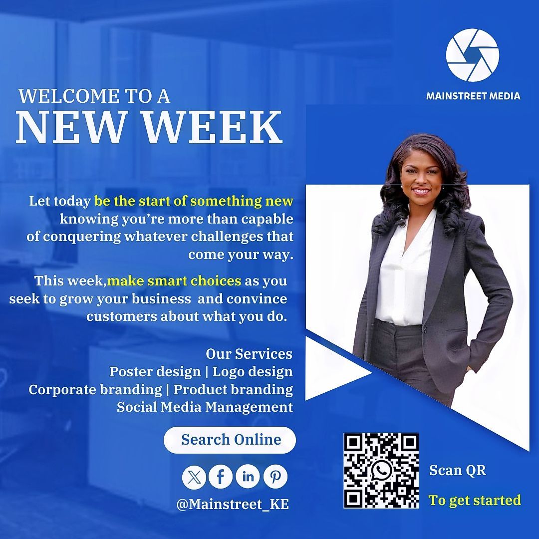 Mainstreet_KE's tweet photo. Promote your business this week to attract more customers! Stand out with unique designs and creative solutions. Tomorrow  starts today.

#SenatorOrwobaExposed Peter Morgan Rest in Power Charlene Ruto E-CITIZEN Elodie Kimani Ichung Biggie Daddy Owen Mombasa https://t.co/jAXURIb7hn