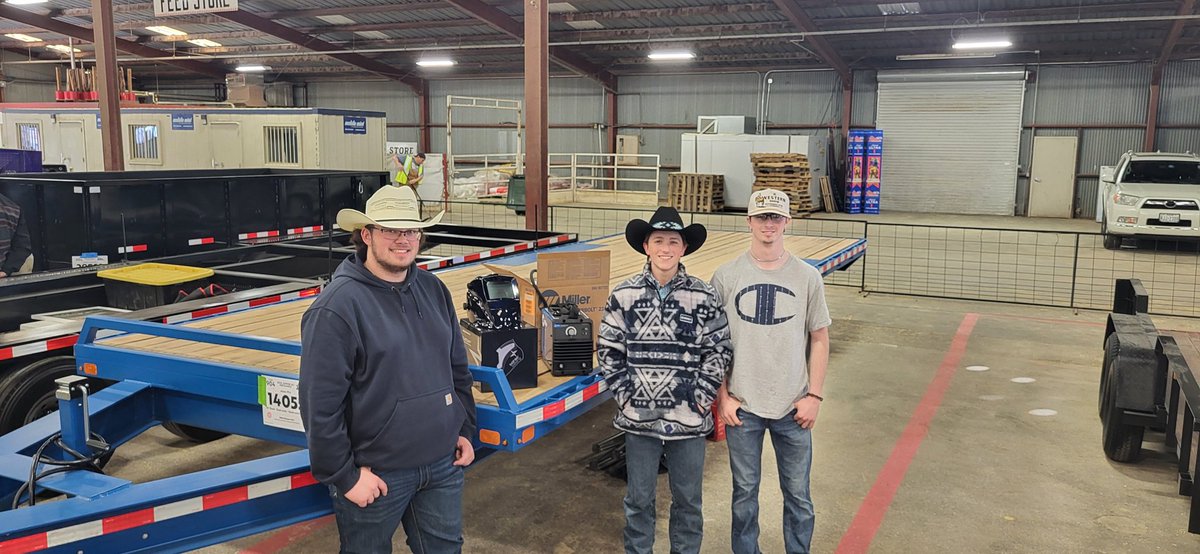 3rd place in our class at the San Antonio AG Mechanics show. Perfect score on the DOT inspection! Walked out with a new welder and new helmet for these seniors!