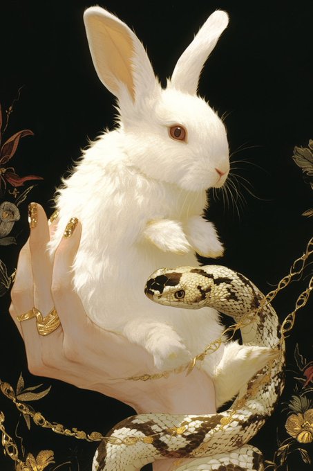 &ldquo;Bunny and The Snake&rdquo; 🪢🐰🐍🤲🏾  #AIart #ArtificialIntelligenceArt #midjourney #DigitalArt #girls #bunnies #AIgeneratedArt #ropebunny #shibari #concept #snake #tattoo #shibari #bdsm<a href="/tag/aiart"class="tags">#AIart</a><a href="/tag/artificialintelligenceart"class="tags">#ArtificialIntelligenceArt</a><a href="/tag/midjourney"class="tags">#midjourney</a><a href="/tag/digitalart"class="tags">#DigitalArt</a><a href="/tag/girls"class="tags">#girls</a><a href="/tag/bunnies"class="tags">#bunnies</a><a href="/tag/aigeneratedart"class="tags">#AIgeneratedArt</a><a href="/tag/ropebunny"class="tags">#ropebunny</a><a href="/tag/shibari"class="tags">#shibari</a><a href="/tag/concept"class="tags">#concept</a><a href="/tag/snake"class="tags">#snake</a><a href="/tag/tattoo"class="tags">#tattoo</a><a href="/tag/shibari"class="tags">#shibari</a><a href="/tag/bdsm"class="tags">#bdsm</a>