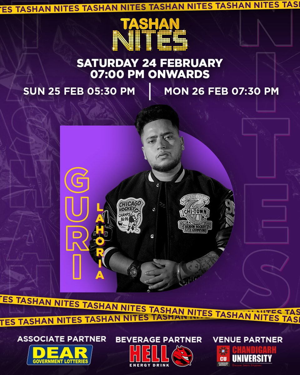 Are you all ready for Tashan Nites? See you all on 25th Feb at 5:30 PM and 26th of Feb at 7:30 PM 2024 onwards only at @9xtashanofficial #tashan

And we’re back with Full Tashan ♥️
With #gurilahoria_777

#9xtashan #tashannites #music #events #live #actor #singer #performance