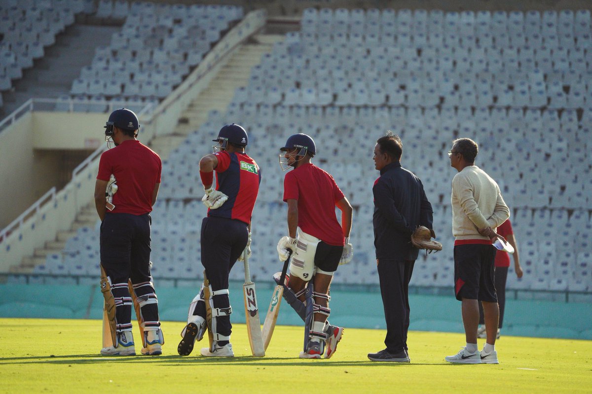 'Fine-tuning every detail for the ultimate victory 🏆 Excited to gear up with @Punjabkingsipl for #IPL2024. 💪🏏 #PBKS #SaddaPunjab #Championship #Mindset