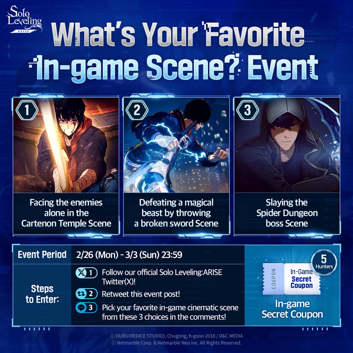 Solo Leveling:ARISE | Official Page tweet media