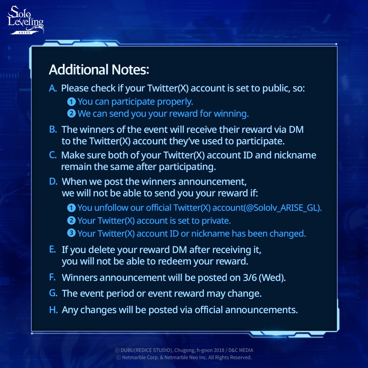 Solo Leveling:ARISE | Official Page tweet media