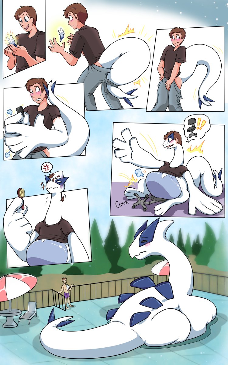 a slowish Lugia TF for @Pickit16 with much tail, many the tail