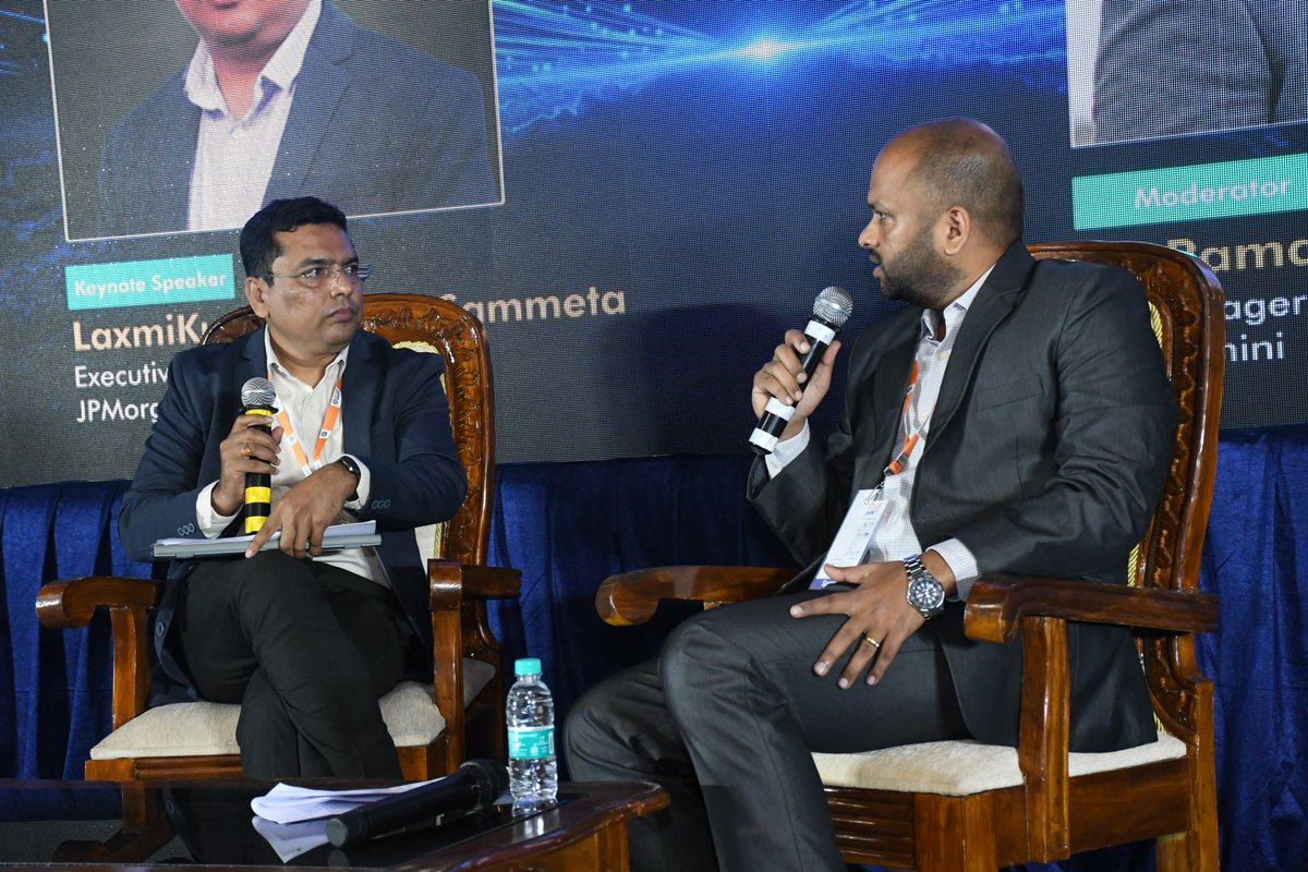 DeepTechSummits's tweet photo. #Recap from the #AI &amp; #Cloud Summit!

Our Keynote Interview on "Navigating Generative AI and LLMs" with #speaker LaxmiKumar Reddy Sammeta and #moderator Dr. Ramaraju Poosapati was an #enlightening session filled with valuable #insights!
#AIInnovation #NavigatingAI #DTS #DeepTech https://t.co/dnyW3t79Ws