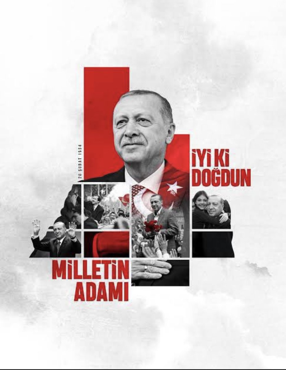 Ömrünü ülkesine ve milletine adayan Lider <a href="/RTErdogan/">Recep Tayyip Erdoğan</a> …

Rabbim ömrünüzü bereketli kılsın, nice hayırlı güzel yaşlar nasip etsin Sayın Cumhurbaşkanım.

#iyikidoğdunreis