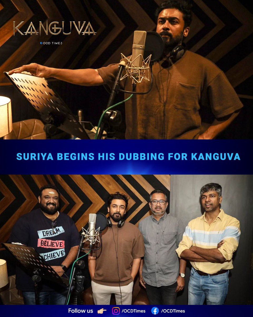 Releasing in 10 languages🔥 
.
#OCDTimes #Suriya #DishaPatani #BobbyDeol #Udhiran #Siva #DSP #DirectorSiva #StudioGreen #UVCreations #KanguvaTheMovie #Kanguva 🦅