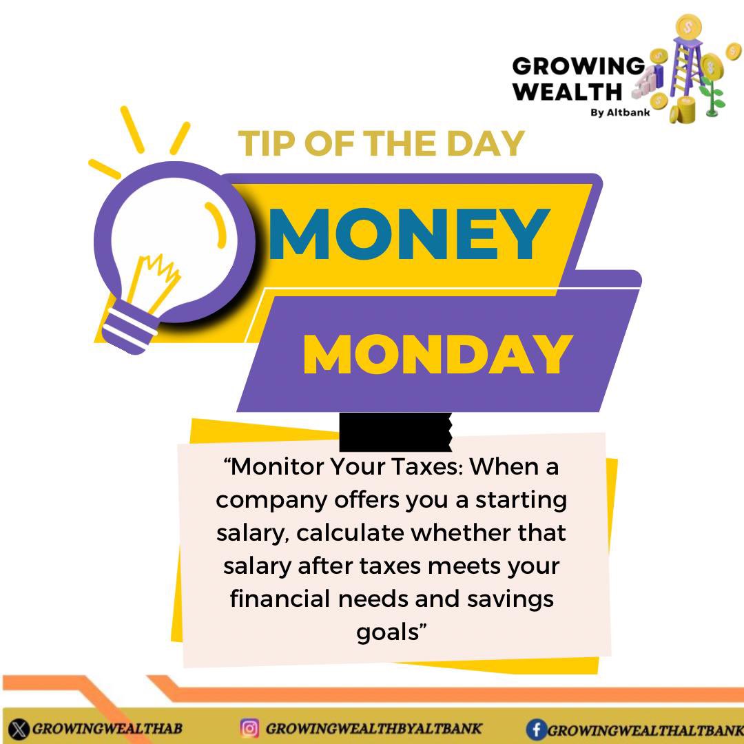 Your finances are very important and you you need to monitor their flow in order to exercise control over them. Don’t you agree?
#altbank #AltBanking #growingwealth #finance #wealth #Bank #tax #payyourtaxes #monitoryourtaxes #save #learntosave #savemore #takechargeofyourfinances