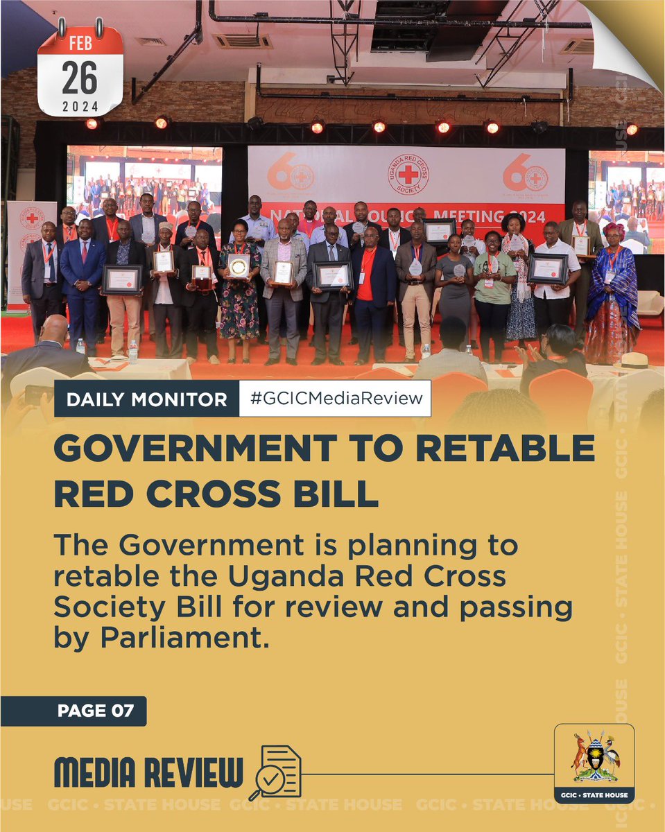 Government Citizen Interaction Centre (@gcicuganda) on Twitter photo Good morning Uganda, here are the top stories in our #GCICMediaReview;
๐ Uganda removed from money laundering list
๐ <a href="/GovUganda/">Government of Uganda</a> to support women at Kiteezi landfill
๐ <a href="/GovUganda/">Government of Uganda</a> okays hospitals to recruit more medics
๐ <a href="/GovUganda/">Government of Uganda</a> to retable Red Cross bill
#OpenGovUg Good morning Uganda, here are the top stories in our #GCICMediaReview;
๐ Uganda removed from money laundering list
๐ <a href="/GovUganda/">Government of Uganda</a> to support women at Kiteezi landfill
๐ <a href="/GovUganda/">Government of Uganda</a> okays hospitals to recruit more medics
๐ <a href="/GovUganda/">Government of Uganda</a> to retable Red Cross bill
#OpenGovUg
