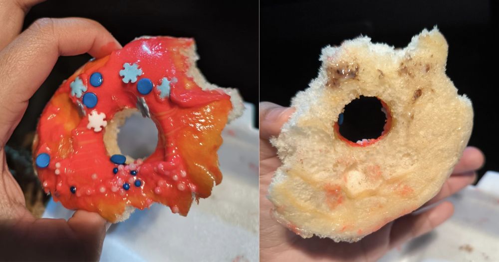 MothershipSG's tweet photo. M'sia woman in Kelantan buys 'doughnut' for her child, gets burger bun with jam instead https://t.co/XM1lPCE4WI https://t.co/llF32ntdVs