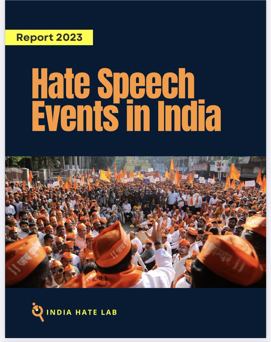 In 2023, India Hate Lab documented 668 hate speech events targeting Muslims. They recorded 255 of the events in the first half of 2023, while the number rose to 413 events in the second half of the year, a 62% increase. 75 % of the events took place in BJP ruled states.