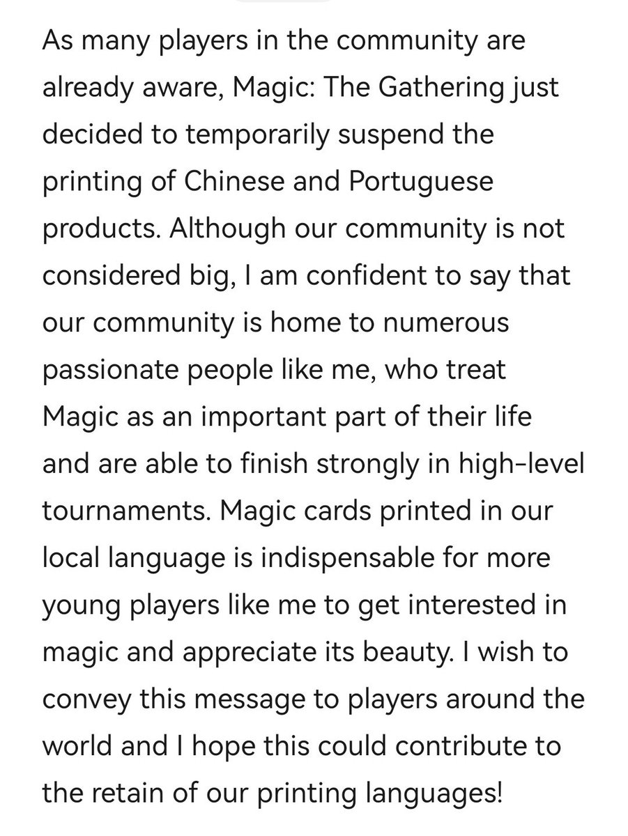 Sharing some of my thoughts in Pic on  Chinese products printing being temporarily suspended