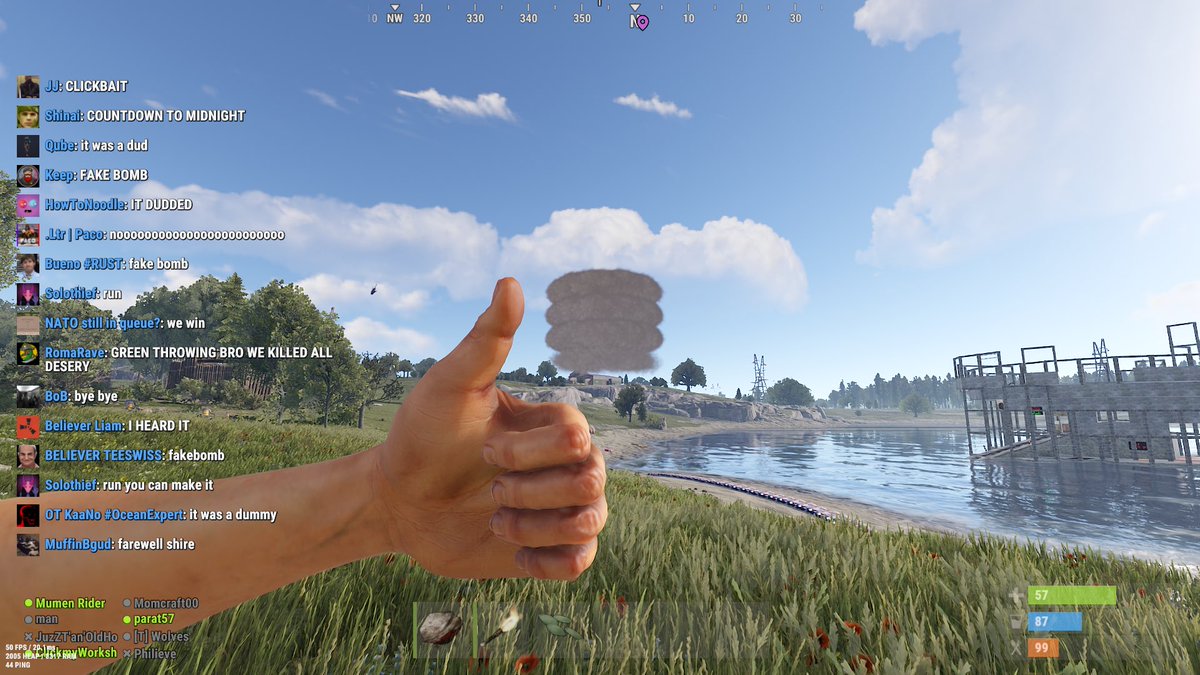 HAhaterz's tweet image. Art was so Fire They Had to Nuke it! Lol 
Thanks for a good time @FancyOrb_ just a great opportunity to meet new people! It’s Funny to say but rust has brought out a Creative artist side I never knew I had! Thanks to everyone for a good time! #rust #fancyorb