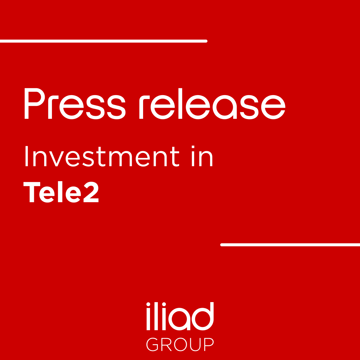 Groupe iliad tweet media