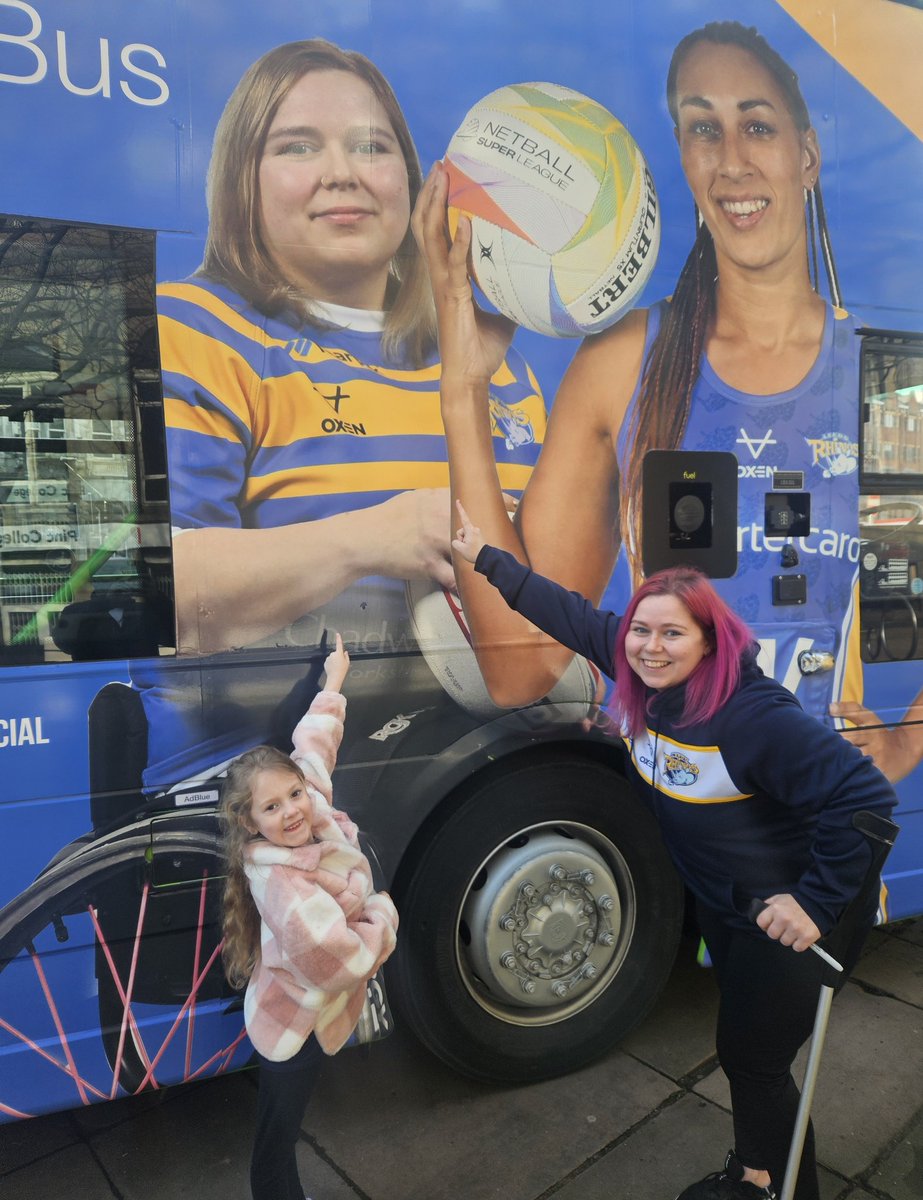 Here's one of the reasons I do this, to help inspire the next generation 👊 only downside is this one has asked for a sports chair for her birthday 🙈 @RugbyLeeds @leedsrhinos #itsaleedsthing #teamrhinos #OneClub #OneTeam