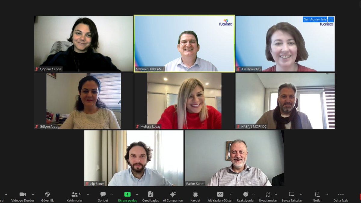 21 Şubat 2024 Çarşamba sabahı saat 09.30-13:00 arasında 7 farklı şirket yöneticisinin katılımı ile Fuarista Fuardan Müşteri Bulma Şubat 2024 Eğitimini Zoom ortamında gerçekleştirdik. 
fuarista.com/2024/02/21/fua…