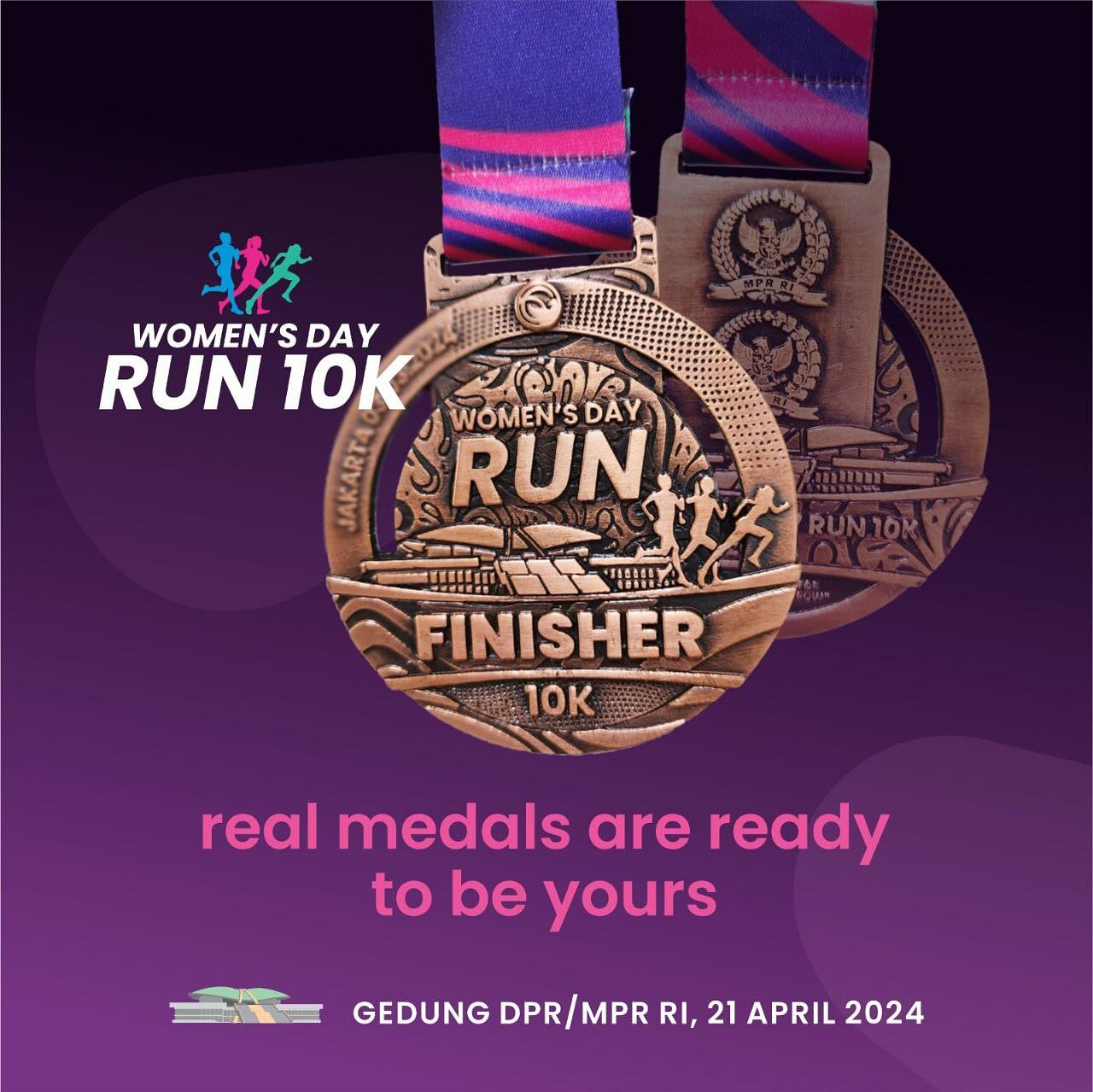 Medali 🏅 Women's Day Run 2024