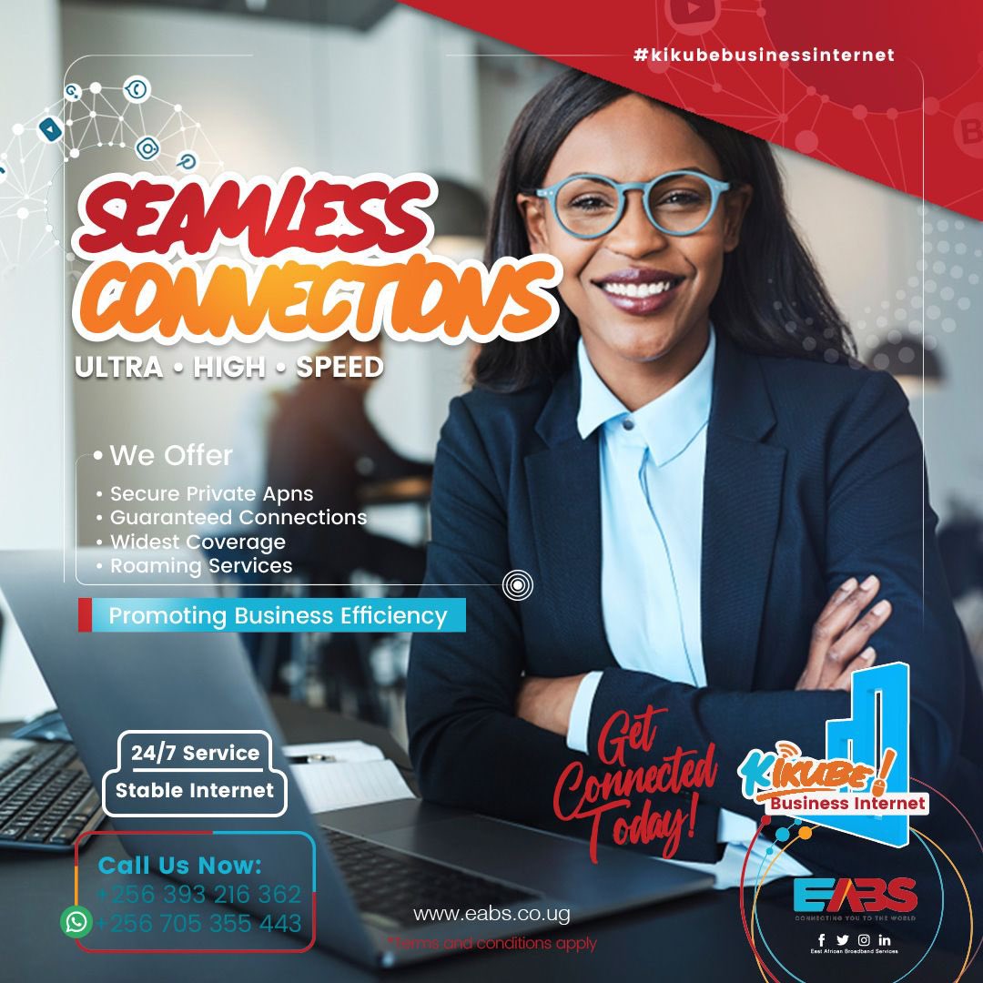 EABS_Internet's tweet photo. Take your business to the next level connecting with all your clients everywhere.

#KikubewithEABS 
 📍Location Ntinda Complex, Block A Level 2. 
📞Contact us on 0705355443 / 0393216362

 #etania #Kampalacream #lungujja https://t.co/vOMRxSQkMu