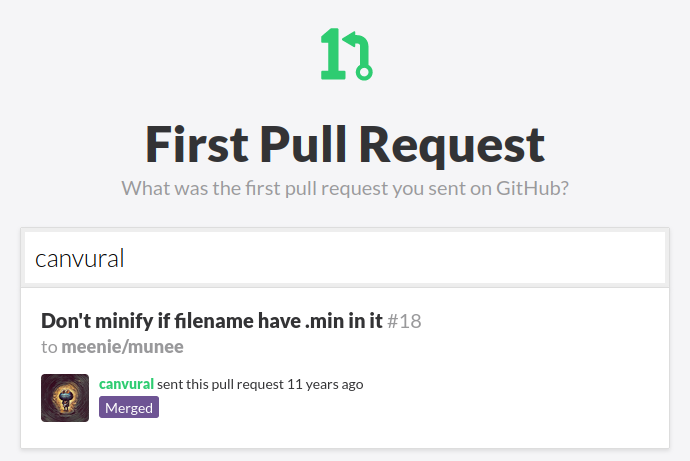 can__vural's tweet photo. I found my #FirstPullRequest #php https://t.co/LuuFVMC5si