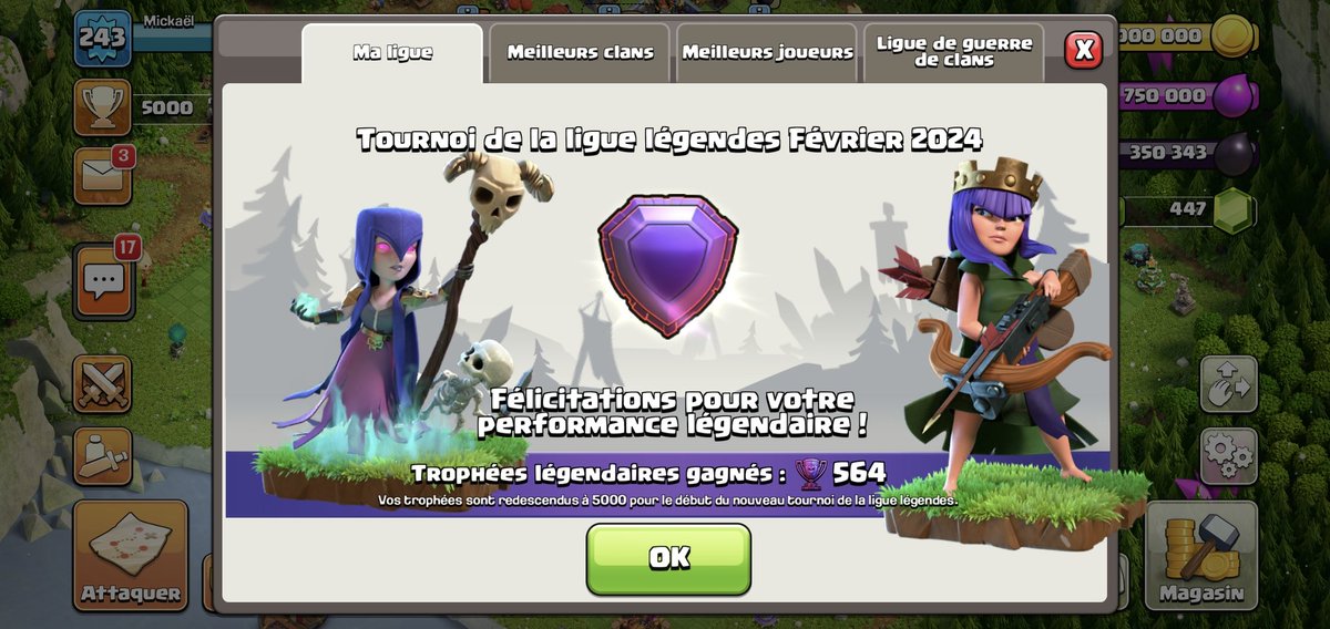 Bonjour à tous petite saison de février qui ne sais pas si mal passé que ça.