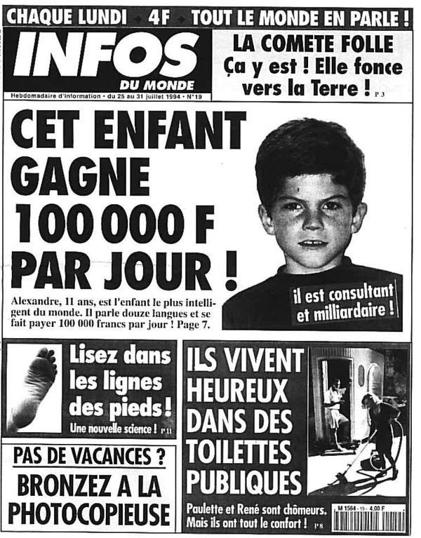 C'est lundi, c'est 'Infos du monde'.