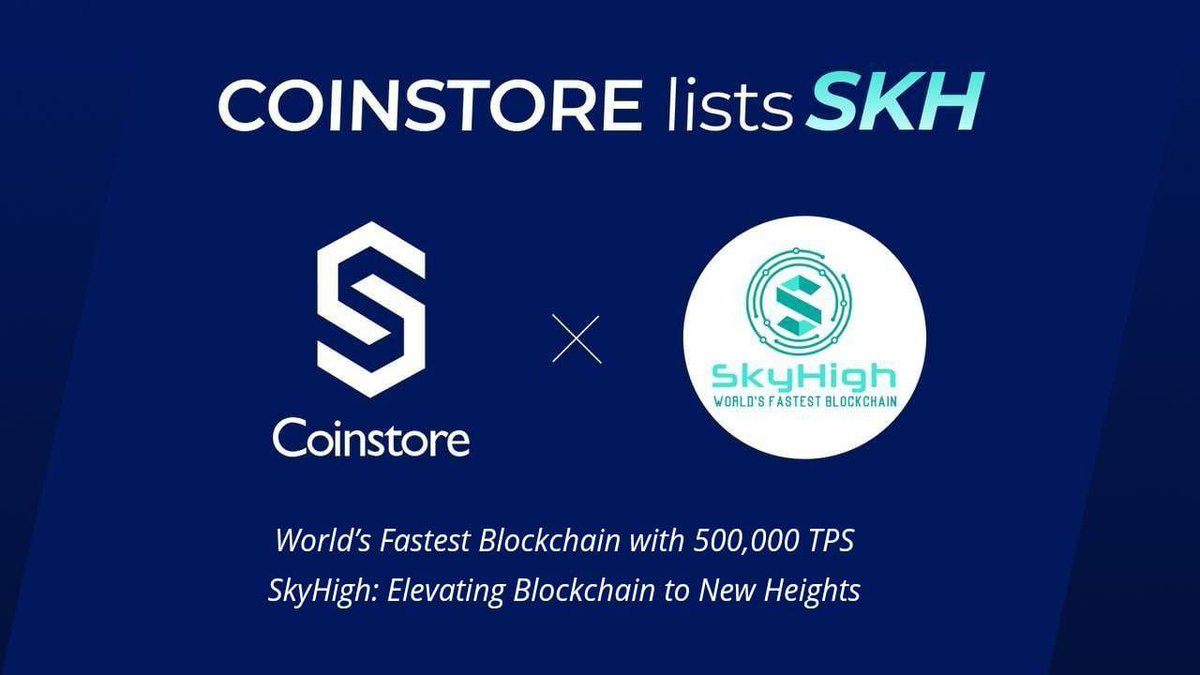 Savoyonx's tweet image. Explore SkyHigh Coin ( $SKH)

Offers 500,000 TPS, secure Layer1, and decentralized features, addressing the blockchain trilemma for security, scalability, and decentralization.  on @CoinstoreExc.
@skyhigblockchan

 Join now
h5.coinstore.com/signup?invitCo…

 #fastestblockchain #Coinstore