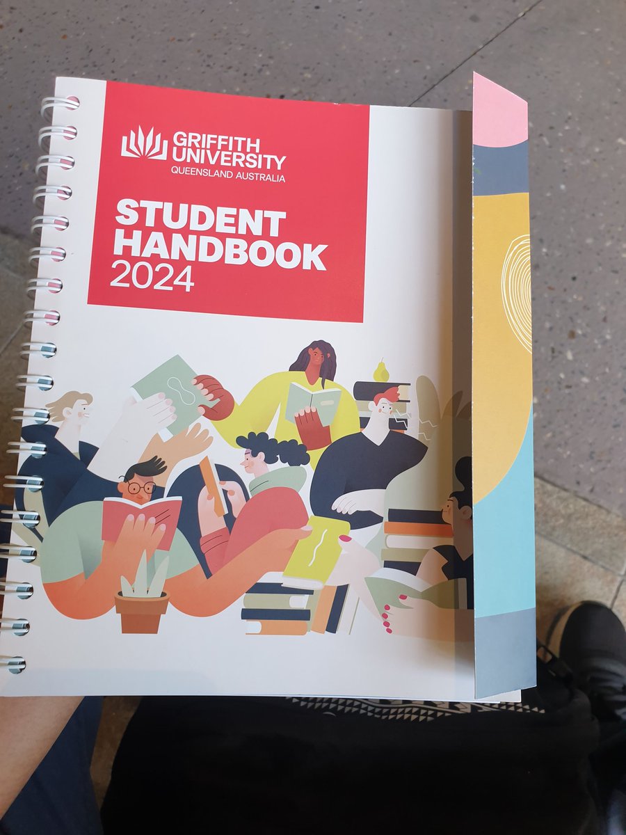 This is year I made the biggest decision of my career and took up a scholarship in higher degree program at #GriffithUniversity. This meant moving away from #Fiji for a bit.  It was the first day of orientation and yes I got lost 🤣 Thank god this handbook had a map!
