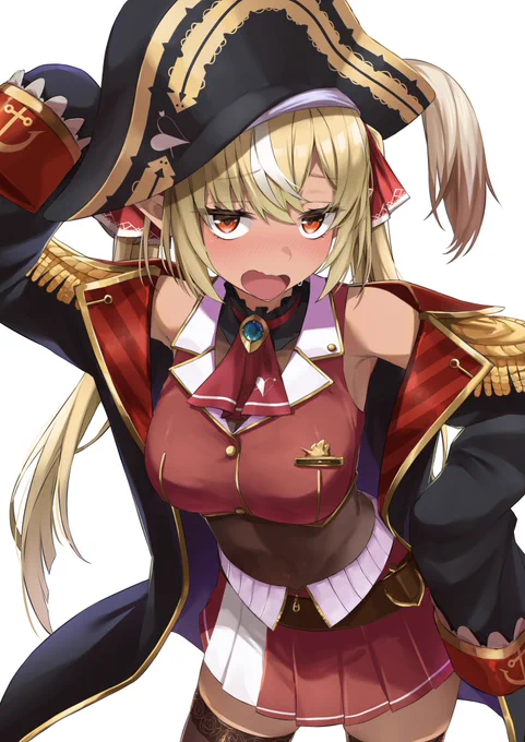 #しらぬえ「し、不知火海賊団船長の、不知火フレアです!!!」 