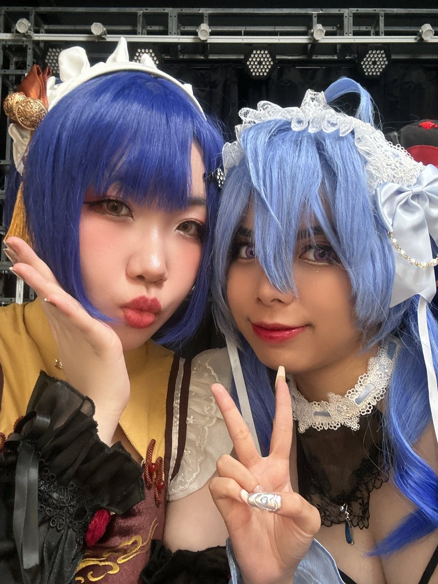 wufheii's tweet photo. Genshin maid shoot yesterday !!!! https://t.co/OkIIEa1ypS