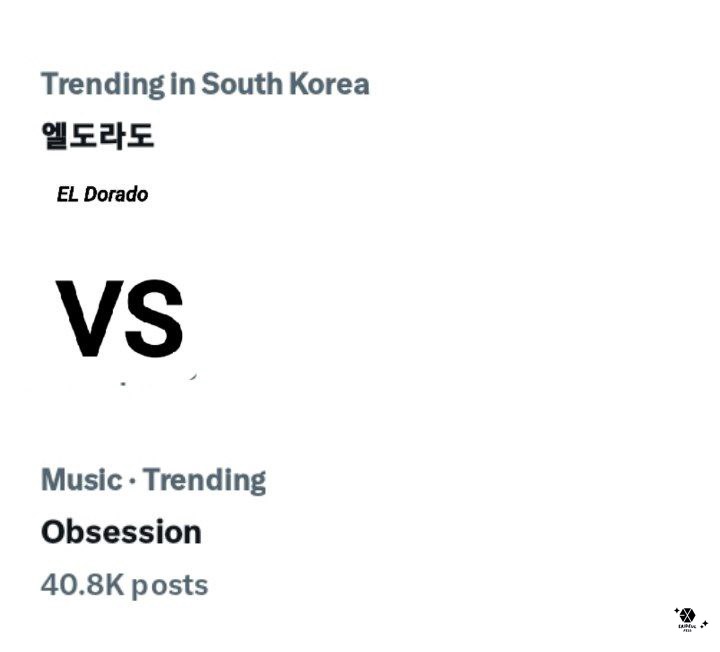 TOP 2 QUICK COUNT PREDICTION SEMENTARA UNTUK PIMILIHAN LAGU FANMEET EXO :

EL DORADO vs OBSESSION 

-Eri basis El Dorado SoKor kuat bgt sdgkan Obssession kebanyakan dipilih di inter.
DFTF?? JANGAN DITANYA 🙏