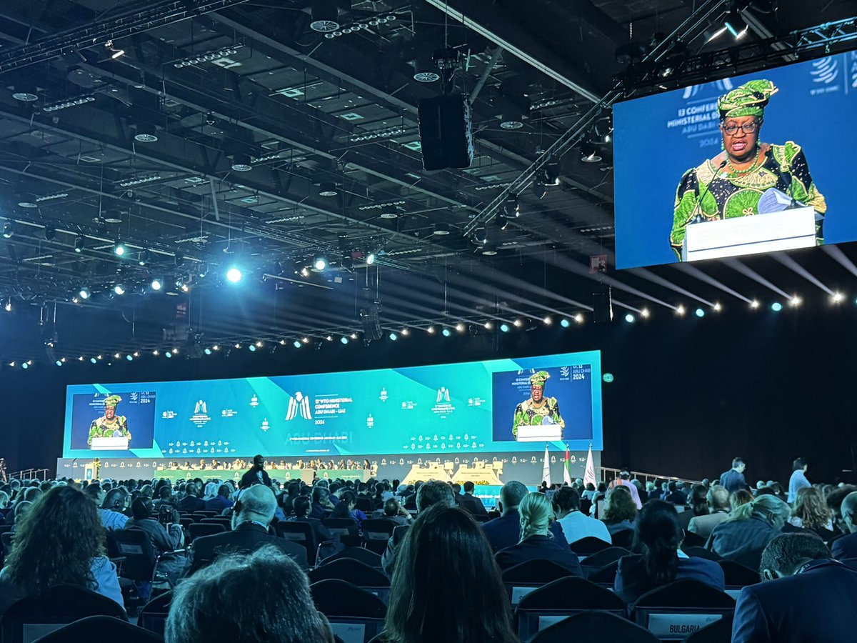 Trade Ministers meet at #WTOMC13AbuDhabi. A critical time for the global economy and trade when #multilateralism needed the most <a href="/wto/">WTO</a> Members work hard to deliver on reforming fisheries subsidies, launching agricultural negotiations, reforming <a href="/wto/">WTO</a> dispute settlement function