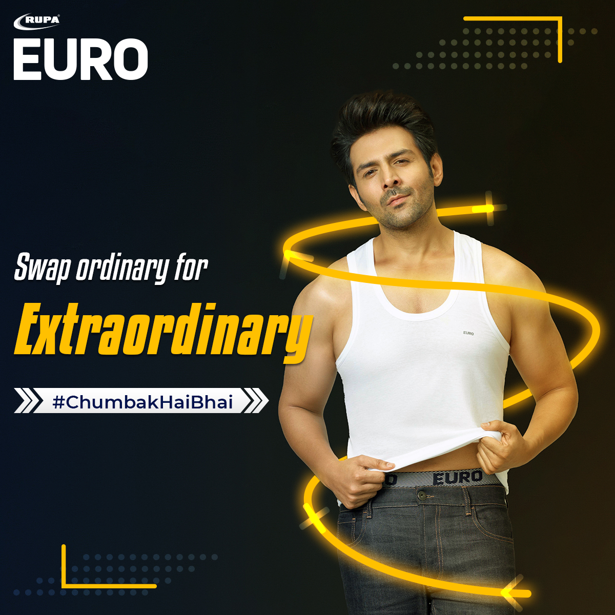 Discover the perfect blend of style and comfort with Euro. From cozy loungewear to sleek activewear, our collection has everything you need to look and feel your best. #StyleAndComfort #EuroCollection #Euro #EuroFashionlnners #RupaEuro #Fashion #KartikAaryan #ChumbakHaiBhai