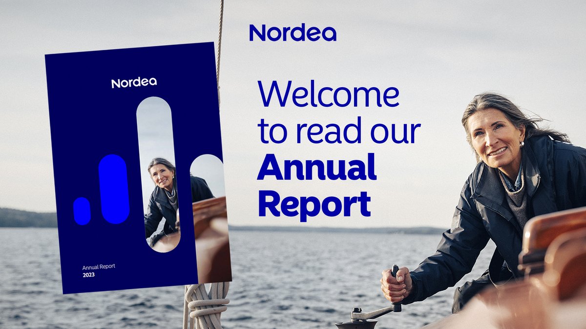 Our Annual Report is now out and ready to read. Dig into last year’s numbers, milestones and accomplishments, and our strategy going forward: nordea.com/en/investors/l… #Nordea #AnnualReport