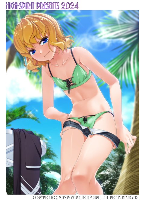 オリジナル金髪男の娘モデル君の水着スナップです。うーんフォトジェニック。 いつもリクエストありがとうございます!フルサイズは支援サイトにて。 