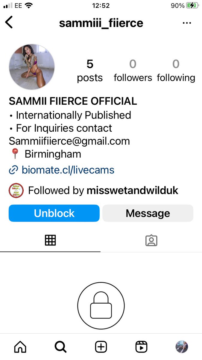 Fake Account Please Report 🚨 instagram.com/sammiii_fiierce