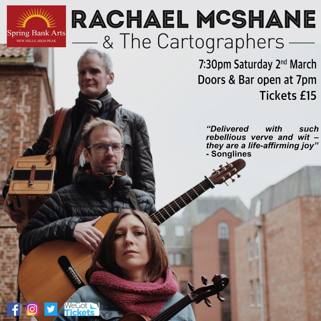 “You’re in the presence of something very special…what a voice” BBC Music Come and experience it for yourself this Saturday. More info & tickets click here wegottickets.com/event/605532 #springbankarts #folkmusic #newmills #livemusic @rachaelmcshane #visitnewmills #events #highpeak