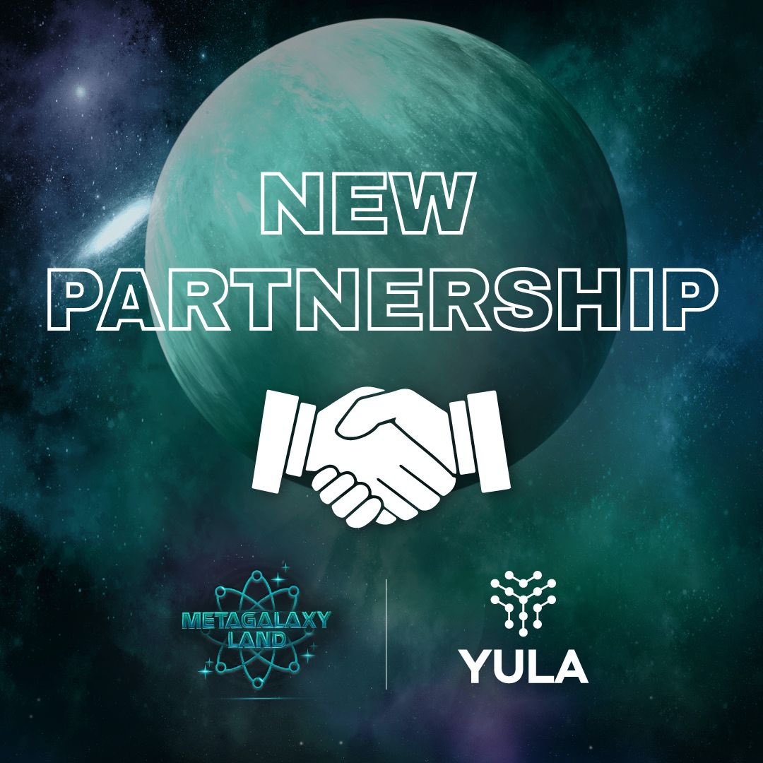 🌠 Excited to announce our cosmic collaboration with Metagalaxy Land!

🪐A new alliance is born as we, at Yula Labs, join forces with @metagalaxyland, expanding our horizons across the digital universe.

🛸 Together, we're on a mission to explore new frontiers and create…