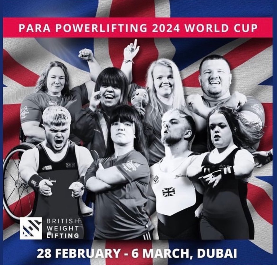 All the best to 🇬🇧GB Team 💪💪

Para Powerlifting World Cup 2024
#parapowerlifting #empoweringwomen #disabilitysport #gbparaathletes #ParalympicWomen
#WomenInParasports #EmpowerHerGame 
#InclusiveSport  #StrongerTogether
#WorldCup2024 #ChampionWomen
#BackTheBrits #GBTeam