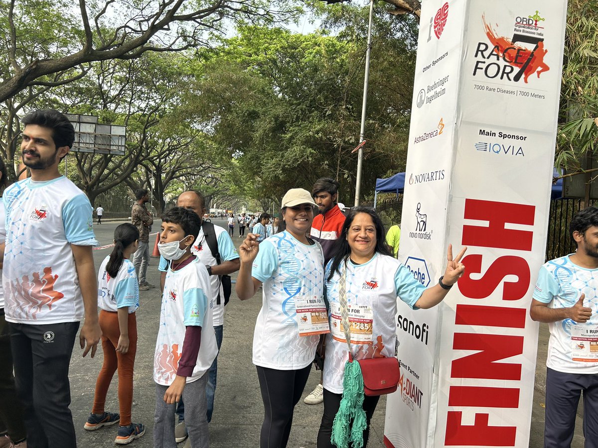 Every step counts towards raising awareness about these unique medical challenges. Let’s keep pushing for research on early diagnosis and therapeutics…and inclusivity in healthcare. @TIGS_India #runforacause #RareDiseaseAwareness