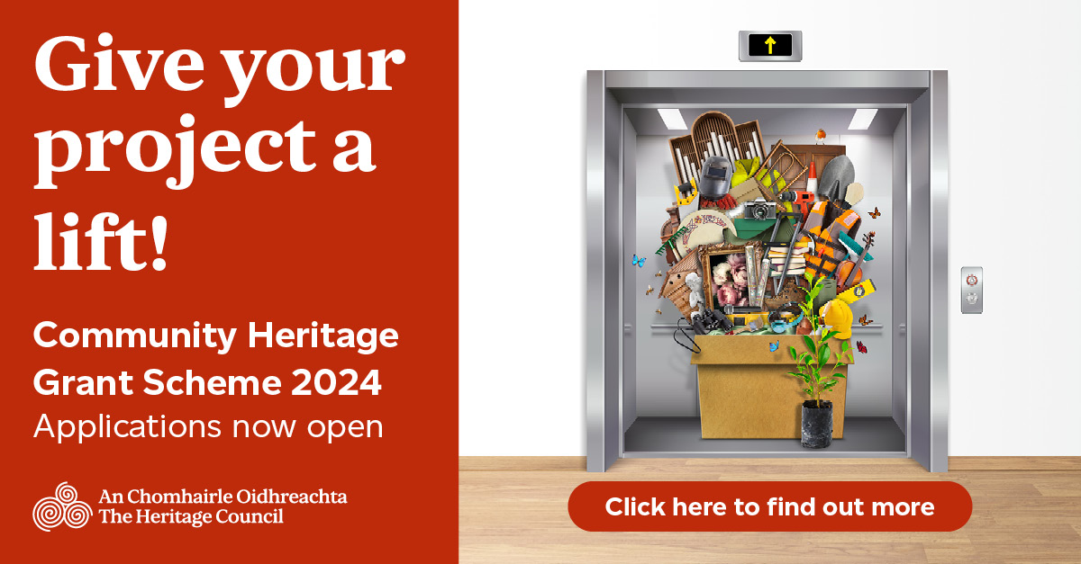 Passionate about preserving our heritage for future generations? So are we! Our Community Heritage grant scheme is now open for applications from community/voluntary groups nationwide for heritage projects-built, natural and cultural. Find out more at ow.ly/4j8L50QHKZR