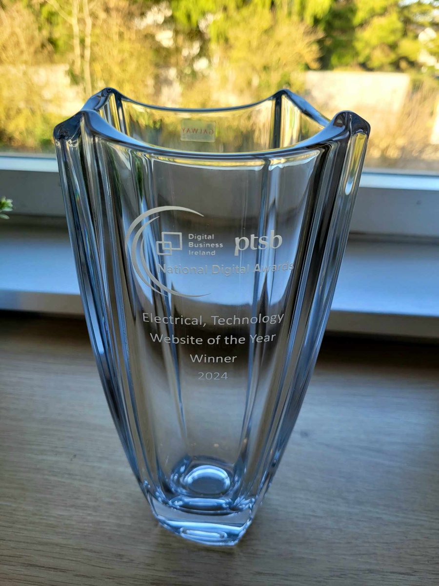 A huge congratulations to ElectroCity Ltd. for winning 'Best Electrical, Technology Website of the Year' in the Digital Business Ireland Awards 2024

Here's to an even better year in 2024 and beyond.

#DigitalAwards24 #NationalDigitalAwards #AwardsSeason <a href="/DigitalIre/">Digital Business Ireland (DBI)</a>