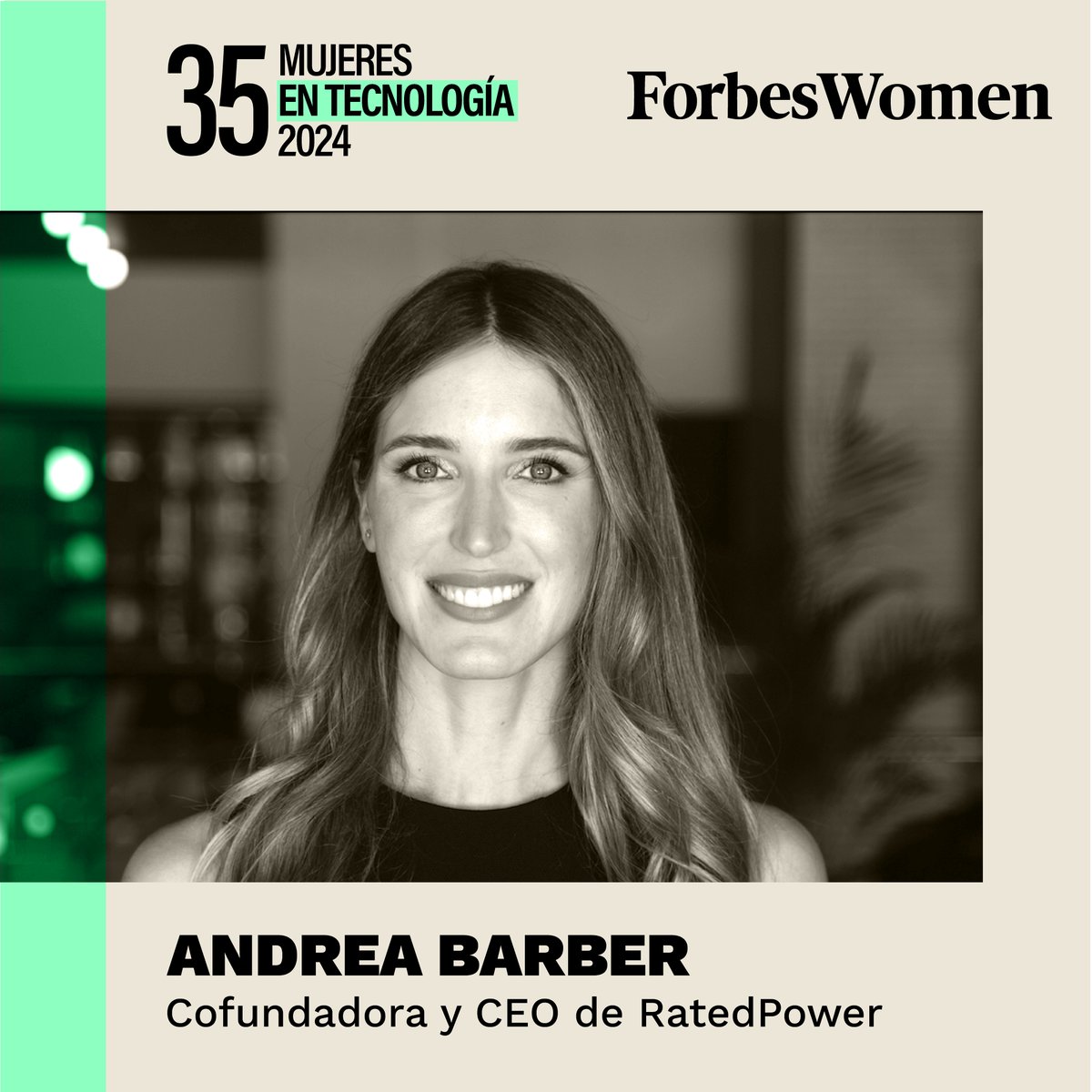 @aliciaasin @libelium @zoundream @ana_maiques @Neuroelectrics @Capgemini_ES @AndreaBarberL | Cofundadora y CEO de @rated_power