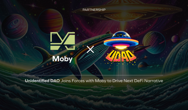 Moby_trade's tweet image. We are thrilled to announce our partnership with @UnidentifiedDao 🛸, setting the stage for a groundbreaking narrative in DeFi through On-Chain options!
UDAO's market presence and influential standing make them the perfect ally for @Moby_trade 's mission to shape the future of…