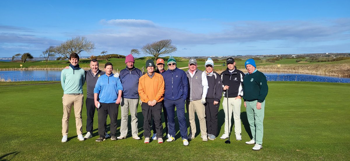 Perfect day for a round, an ideal day for some of our valued booking agents to check out the condition of the course #GalwayBayGolfResort