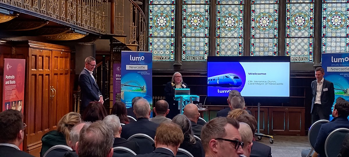 Great to be at the #Lumo (cl) civic reception today in #Newcastle