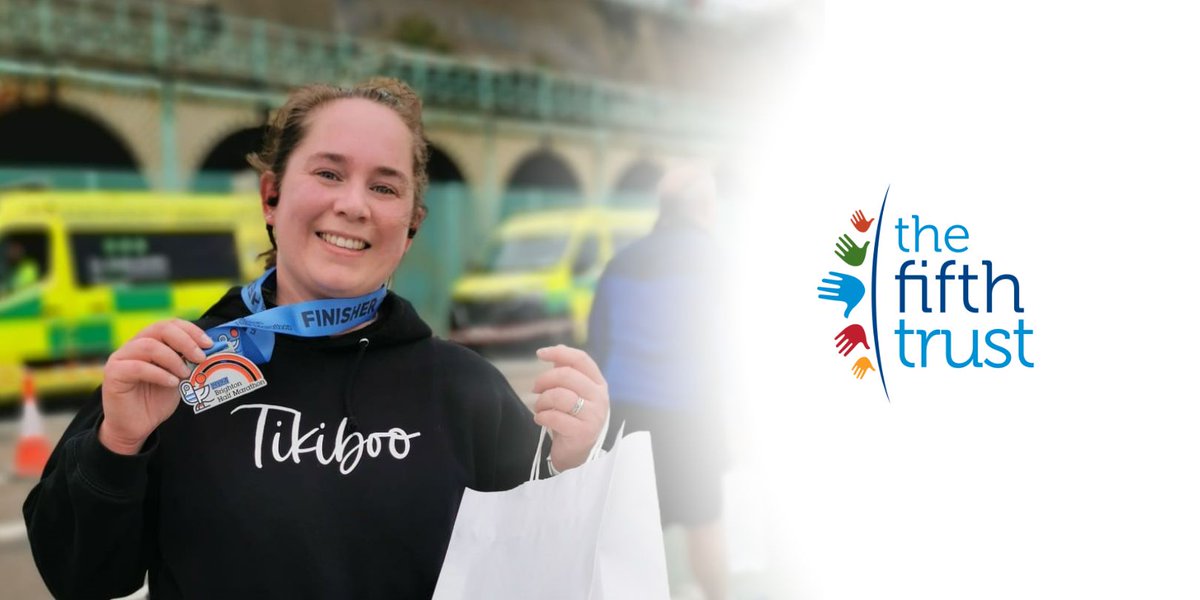 Congratulations to Natalie who absolutely smashed the <a href="/BrightonHalf/">Brighton Half</a> #Marathon in aid of The Fifth Trust despite the windy weather! 👏🏃‍♀️ 
You can read all about it here: fifthtrust.co.uk/news/post.php?…