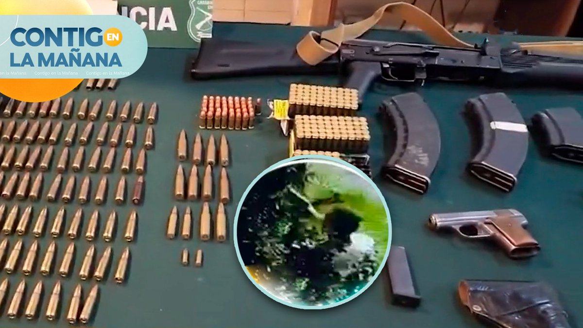 ContigoCHV's tweet photo. Disparaba a señaléticas en La Reina: Sujeto que poseía gran arsenal de armas está prófugo

Conoce los detalles del caso en #ContigCHV 👉 https://t.co/8A8sptrHp4 https://t.co/FPWiTKaBRh